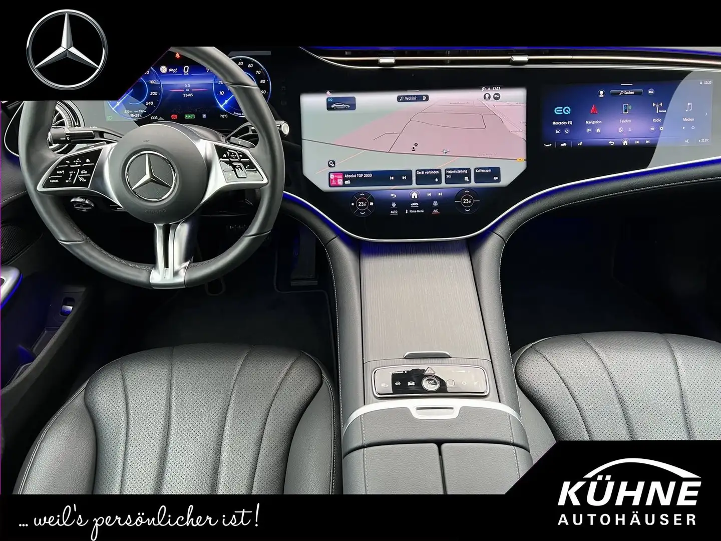 Mercedes-Benz EQE 300 Advanced Plus+Hyperscreen+AHK+Wartung ! Weiß - 1