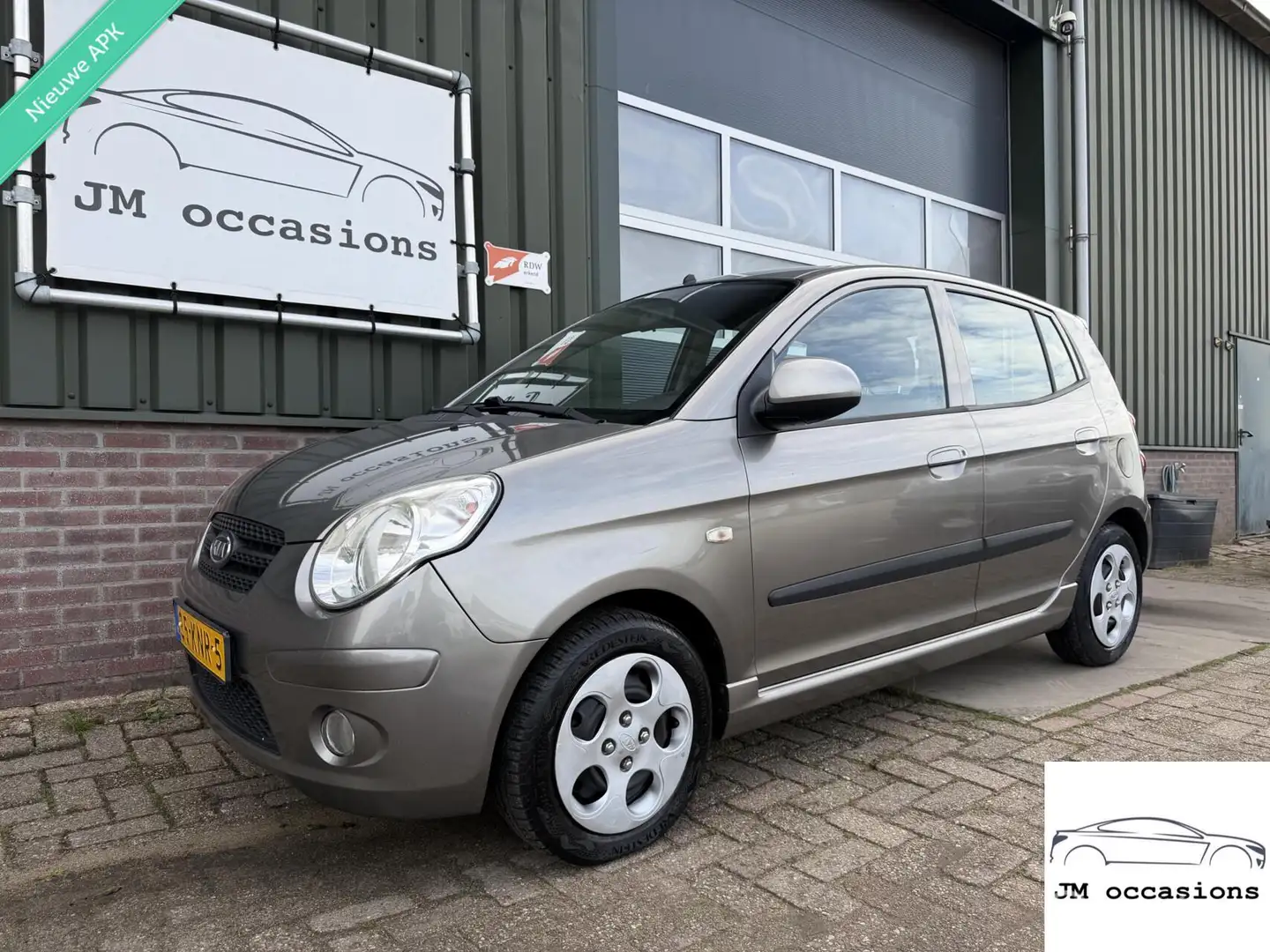 Kia Picanto 1.0 Q|Airco|elek ramen|Nieuwe APK| Grijs - 1