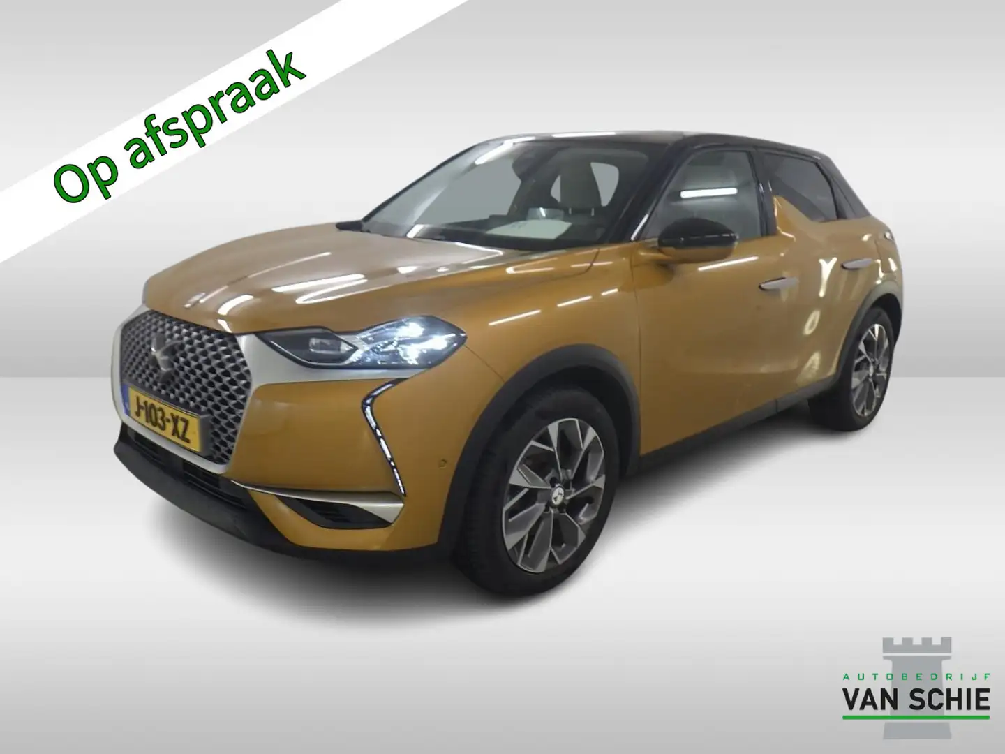 DS Automobiles DS 3 Crossback E-Tense Grand Chic 50 kWh (136 PK) 2e-Eig. & Keuri Gelb - 1