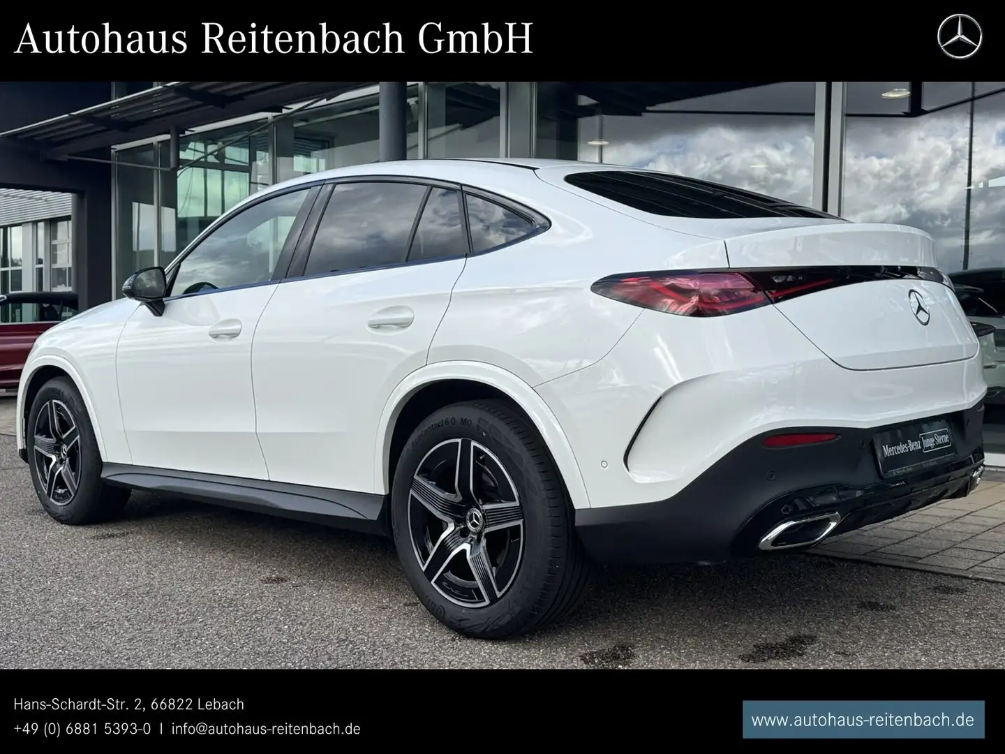 Mercedes-Benz GLC 200 GLC200 4M COUPE AMG+NIGHT KAMER+MEMO+TOTW+AMBIEN Bianco - 2