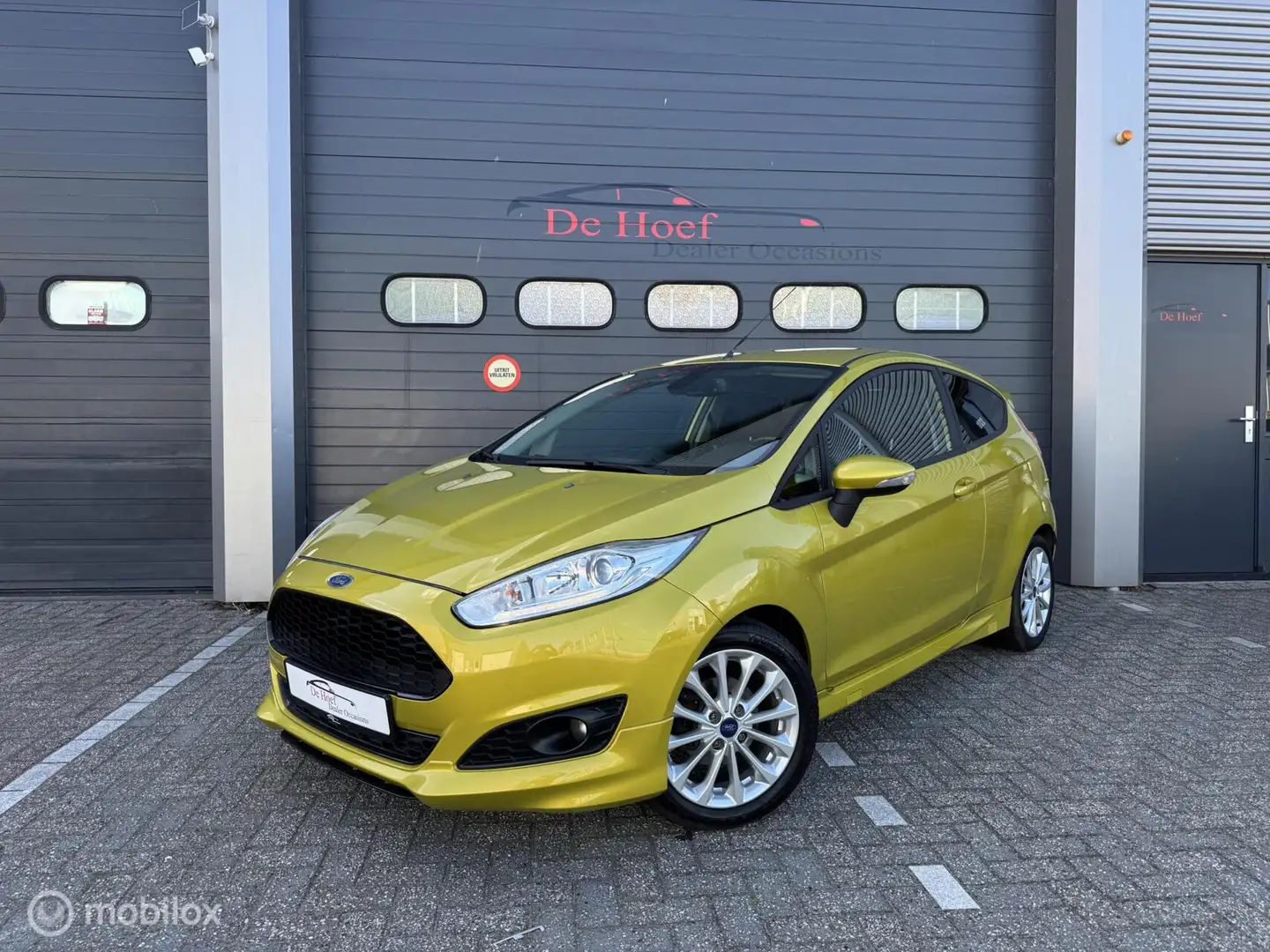 Ford Fiesta 1.0 EcoBoost ST Line ✓Cimate ✓Keyless ✓Nw APK Geel - 1