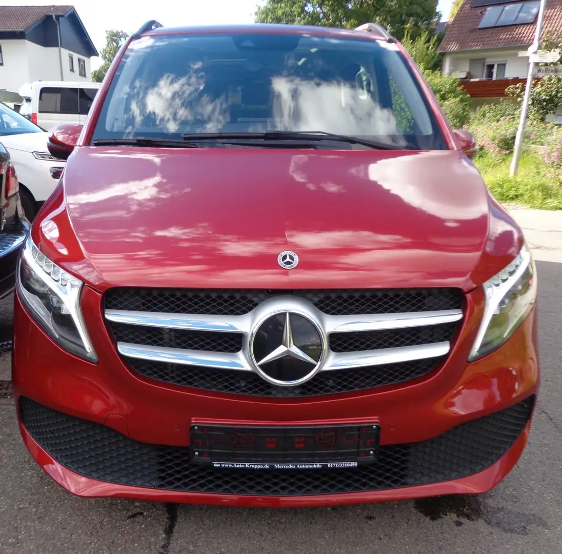 Mercedes-Benz V 250 Lang Edition Dis AHK PanoD MBUX Stahz Voll Rouge - 2