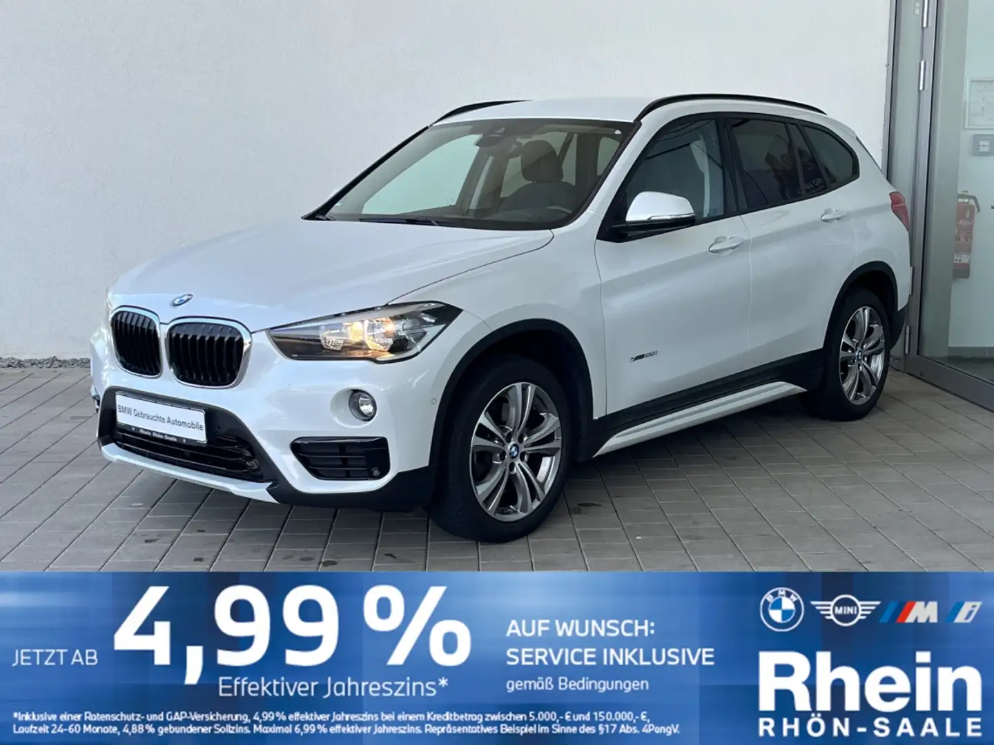 BMW X1 xDrive20i Sport Line Navi.AHK.PDC.Komfort.SH Weiß - 1