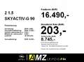 Mazda 2 1.5 SKYACTIV-G 90 Sports-Line *wenig Kilometer* Blanc - thumbnail 3
