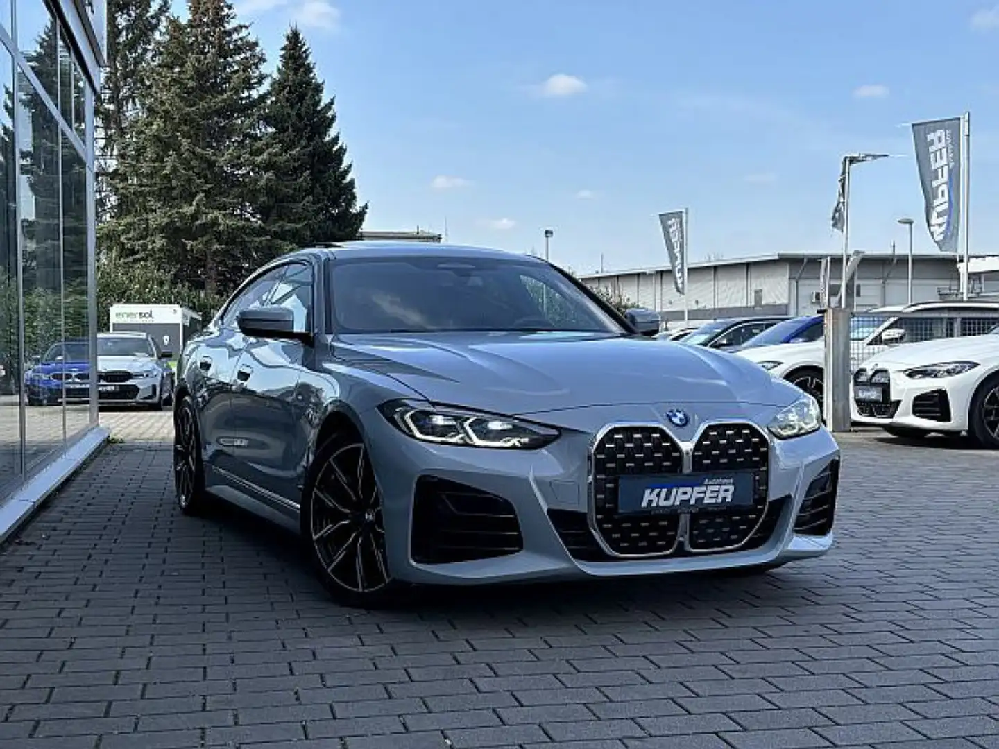 BMW 420 d xDrive M Sportpaket SD°ACC+°19 Grijs - 2
