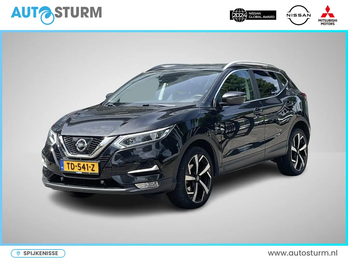 Nissan Qashqai 1.2 Tekna + Zwart - 1