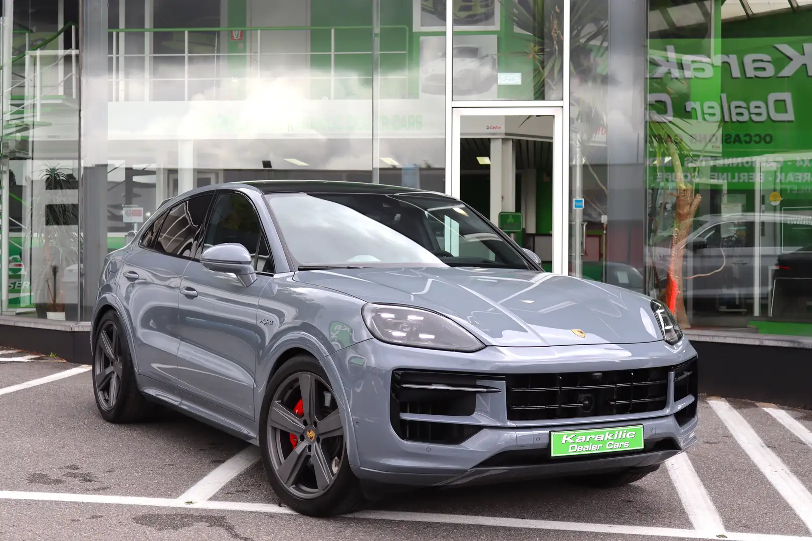 Porsche Cayenne S COUPE E-HYBRID 3.0 V6 519CV SPORTDESIGN PANO TVA Gris - 1