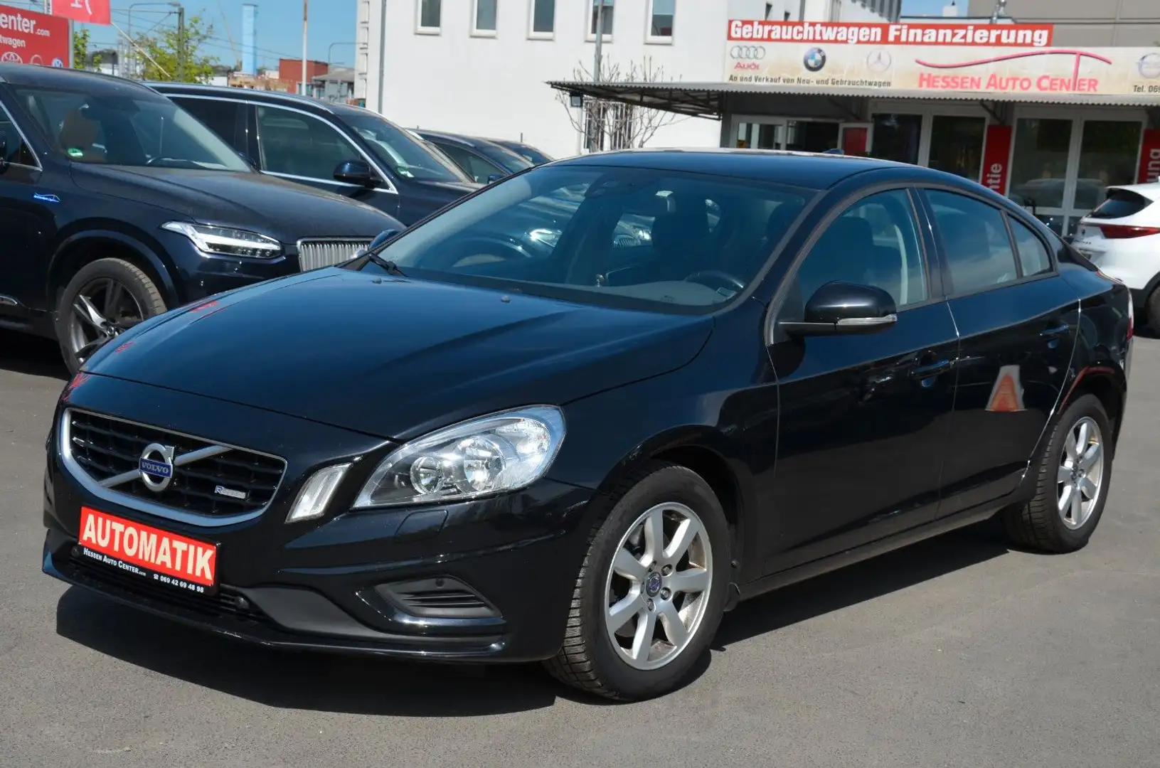 Volvo S60 *Autom.*MemorySitz*Navi*!! Händler Fahrzeug!! Noir - 1