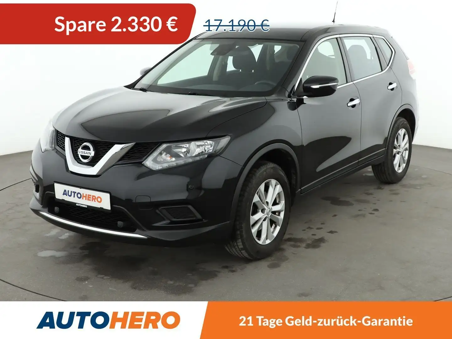 Nissan X-Trail 1.6 dCi Visia*TEMPO*PDC*AHK*SPUR*LIM*ALU* Black - 1
