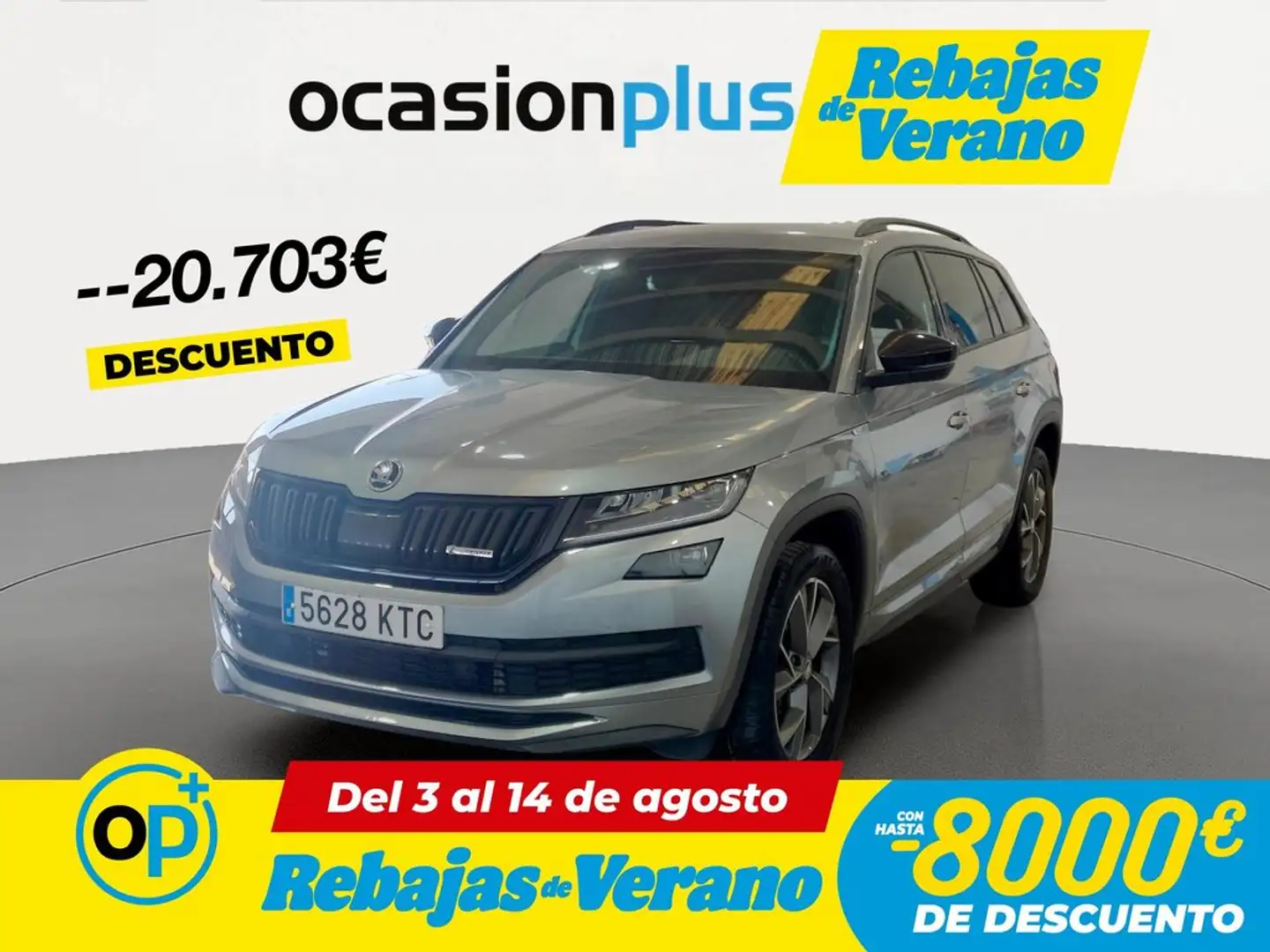Skoda Kodiaq 1.5 TSI Sportline 4x2 DSG 110kW Gris - 1