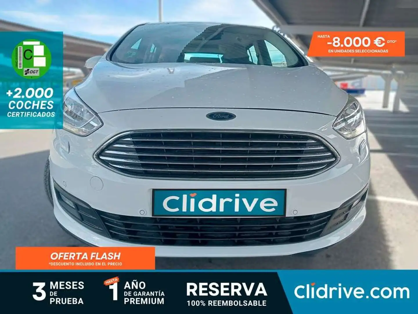 Ford C-Max 1.0 Ecoboost Auto-S&S Titanium 125 Blanc - 1