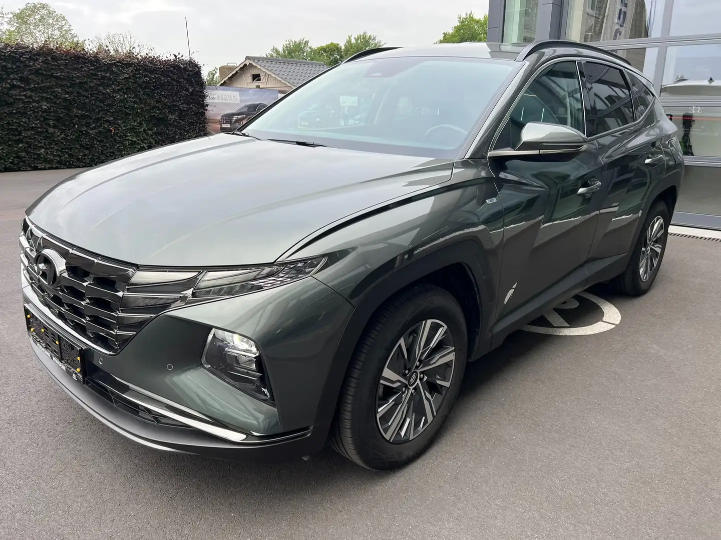 Hyundai TUCSON 1.6 T-GDi Mild Hybride Feel 6iMT Top tweedehands! Vert - 1