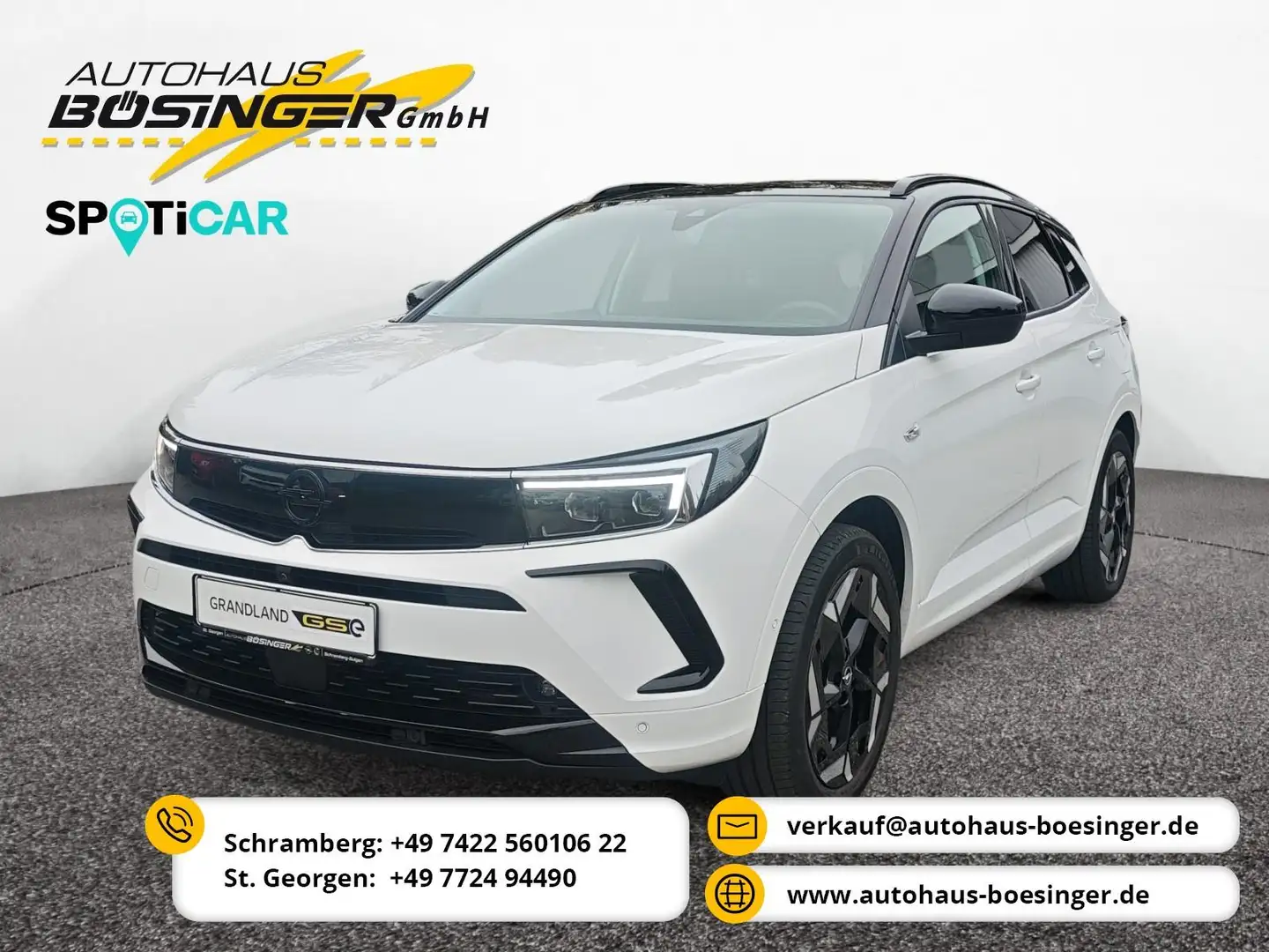 Opel Grandland GSe PlugInHybrid 300PS VOLL 8FACH Weiß - 1