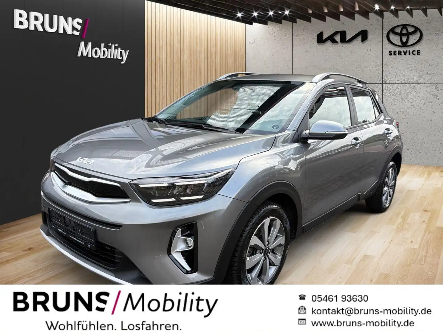 Kia Stonic 1.0 TGDI Automatik Vision Navi Kamera Grijs - 1