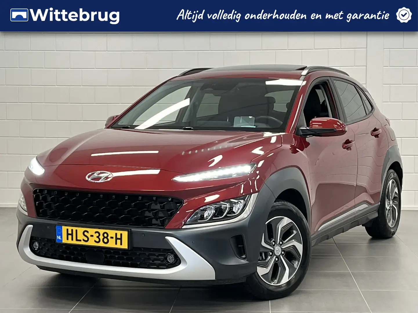 Hyundai KONA 1.6 GDI HEV Premium Sky OPEN DAK | LEDER | NAVIGAT Rot - 1