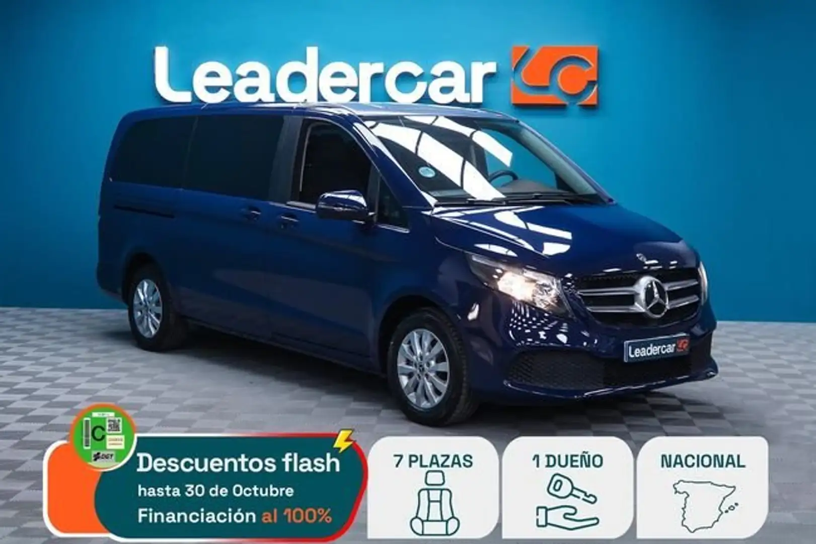 Mercedes-Benz V 220 220d Largo Azul - 1