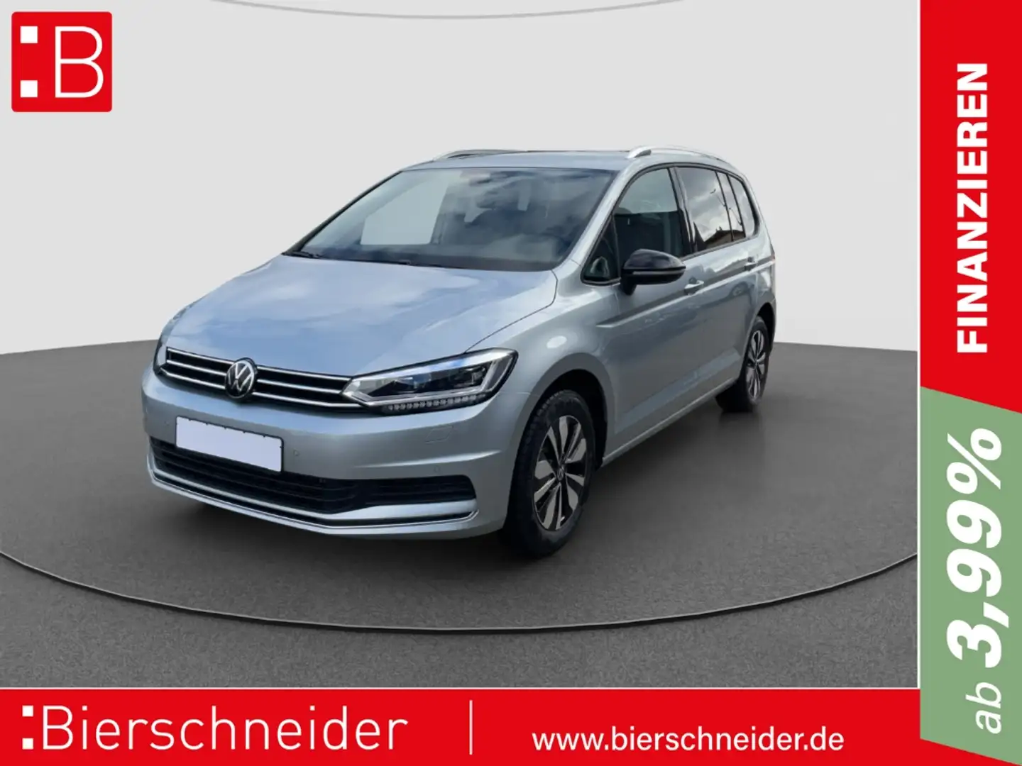 Volkswagen Touran 1.5 TSI DSG Goal IQ-LIGHT 7-S. NAV ACC KAM 16 AW Silber - 1