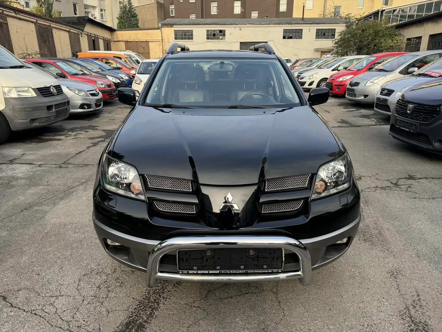 Mitsubishi Outlander 2.4 Sport*Automatik*1.Hand*TÜV NEU*Schiebedach* Schwarz - 2