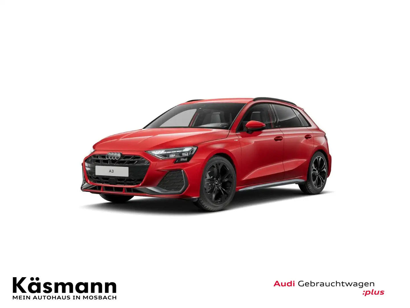 Audi A3 S line 30TFSI MATRIX KAM AHK NAV Rot - 2