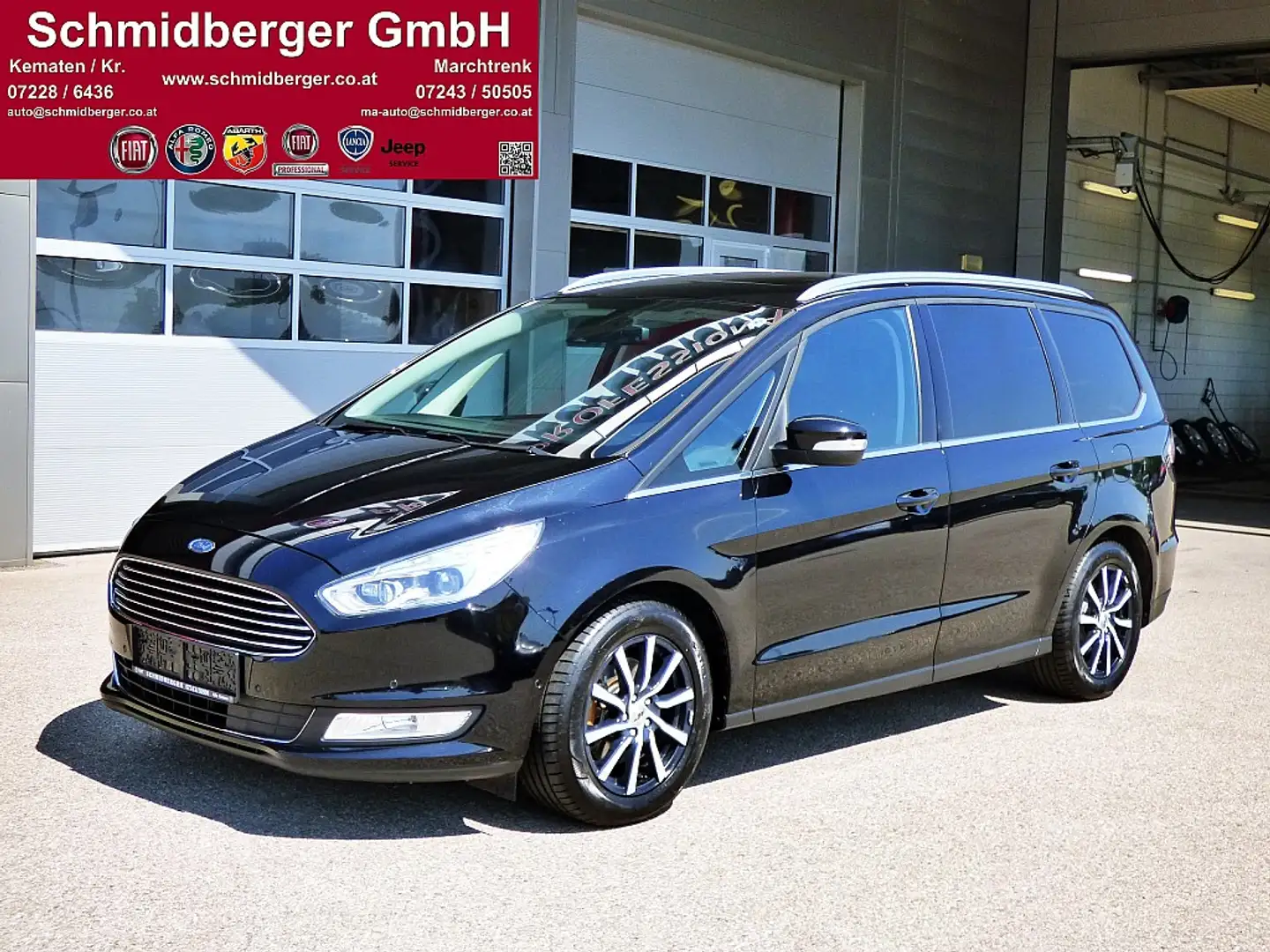 Ford Galaxy 2,0 TDCi Titanium Start/Stop Powershift 7-Sitze... Schwarz - 1