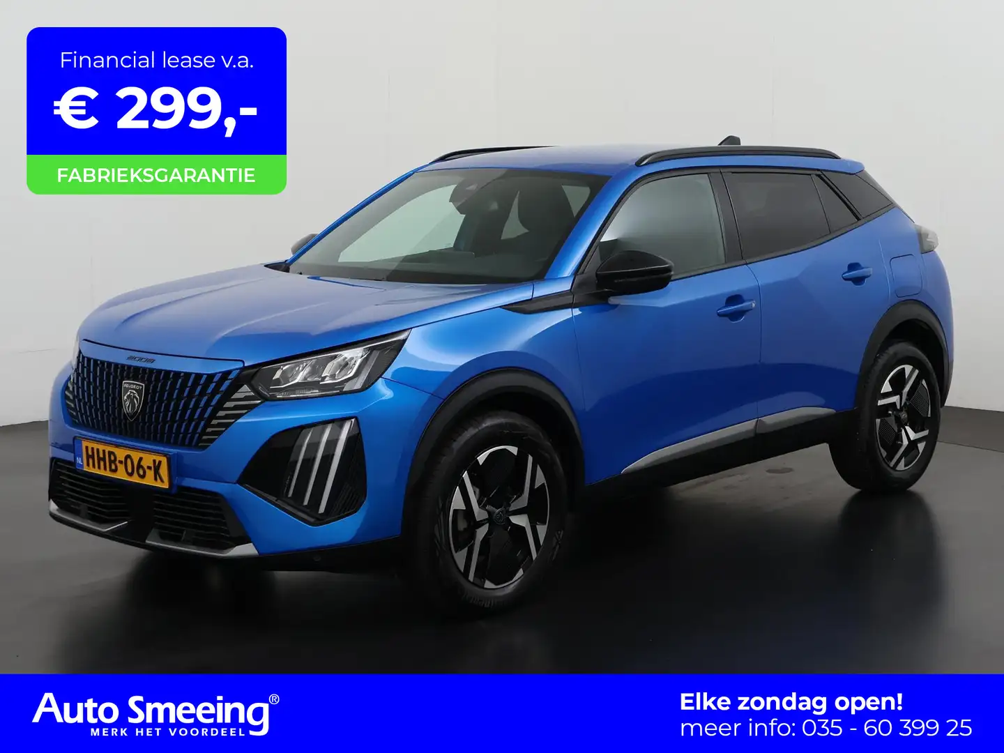 Peugeot 2008 1.2 PureTech 100PK Allure | Camera | Navigatie | V Blauw - 1