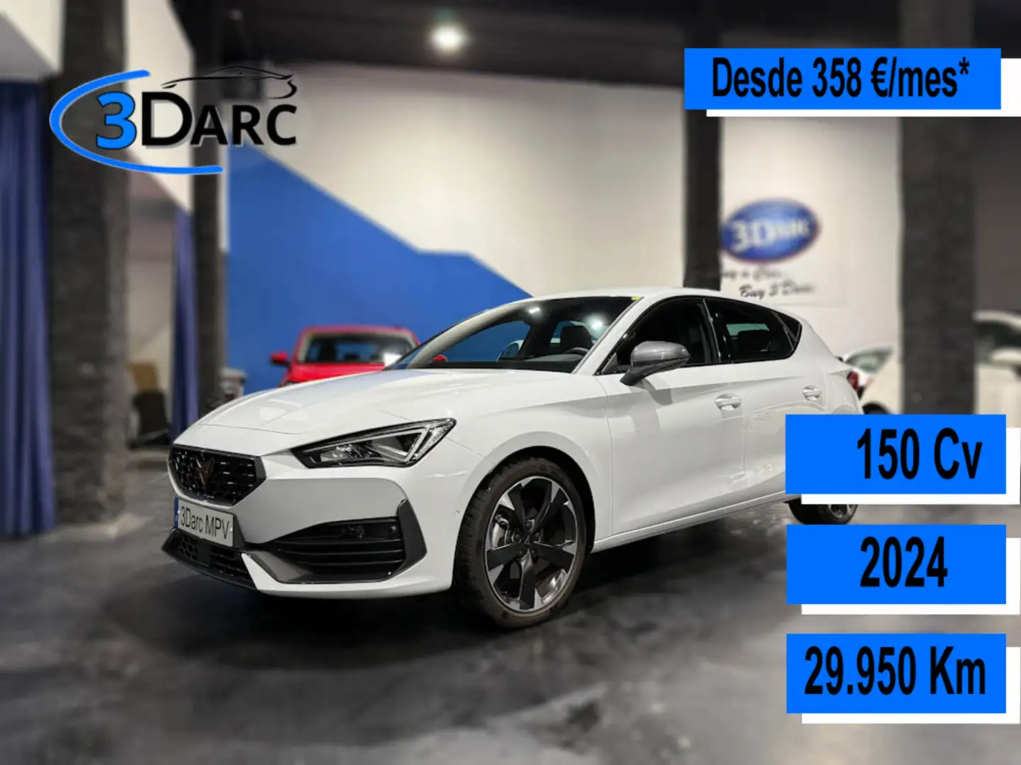 CUPRA Leon 1.5 eTSI 110 DSG Weiß - 1