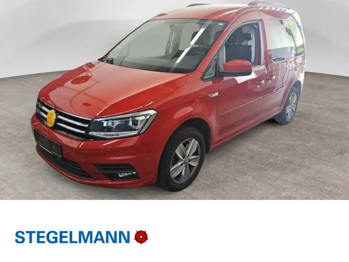 Volkswagen Caddy 1.4 TSI DSG Comfortline *Navi*Xenon* Rood - 1