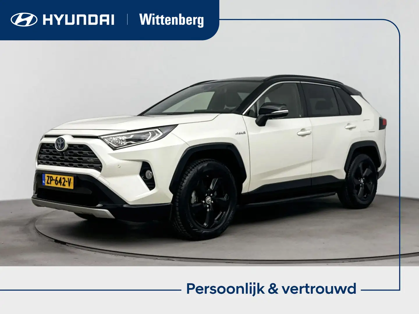 Toyota RAV 4 2.5 Hybrid AWD Bi-Tone | Trekhaak | 1650 KG trekge Wit - 1