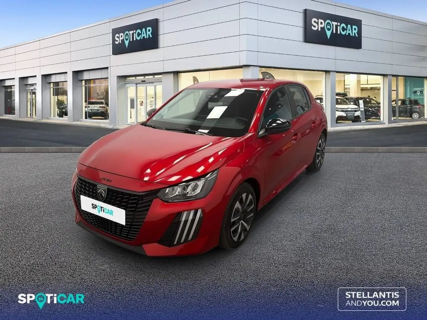 Peugeot 208 1.2 Puretech S&S Active 100 Rojo - 1