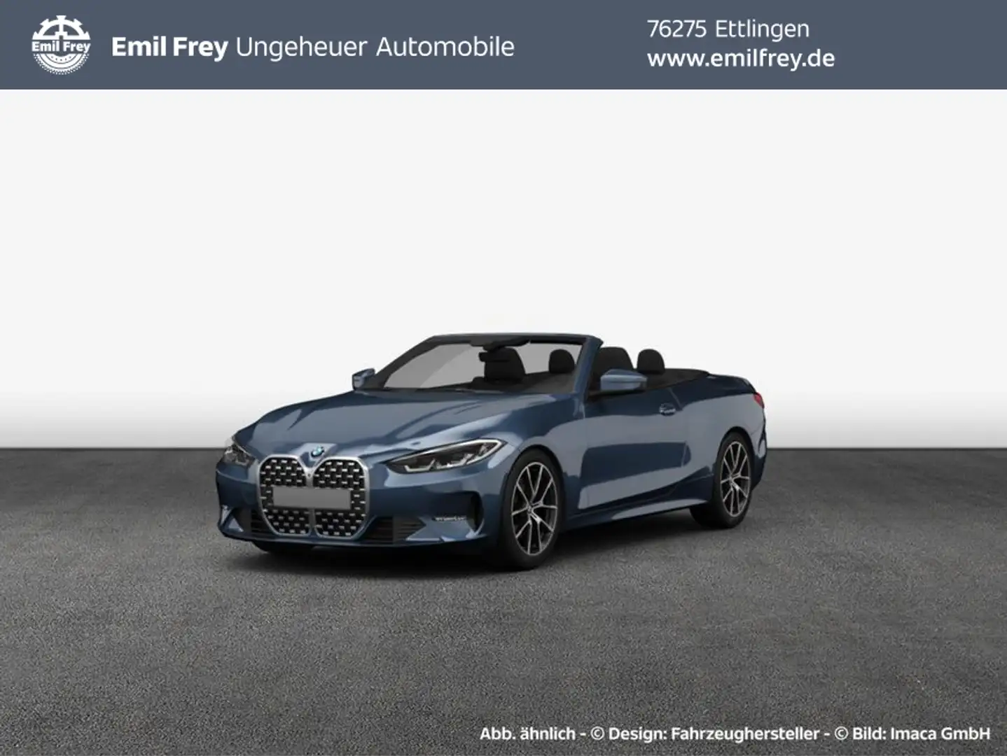 BMW 420 i Cabrio M-Paket HiFi Blau - 1