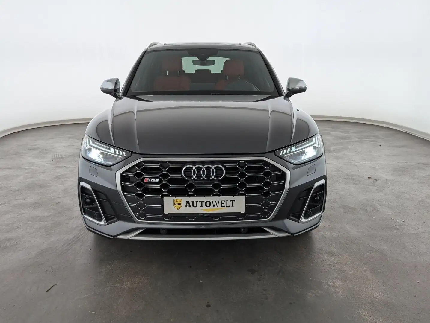 Audi SQ5 SQ5 3.0 TDI quattro MHEV LEDER+PANO+AHK+LED+NAVI Gris - 2