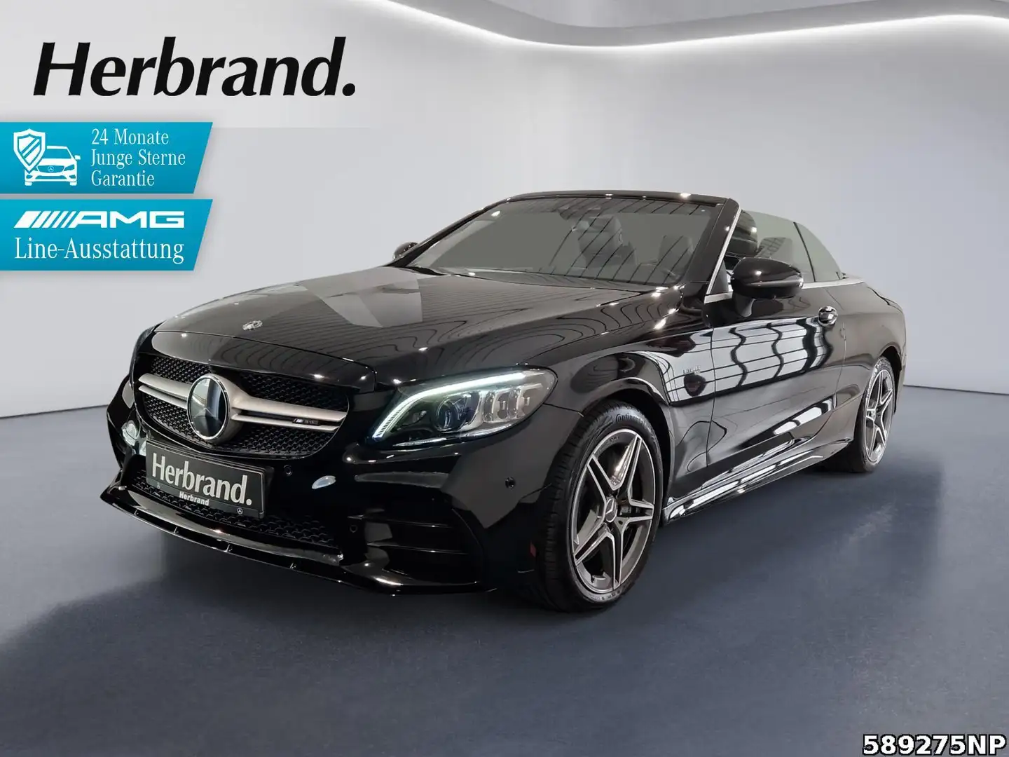 Mercedes-Benz C 43 AMG 4matic Cabrio LED Comand Distronic 360° Schwarz - 1