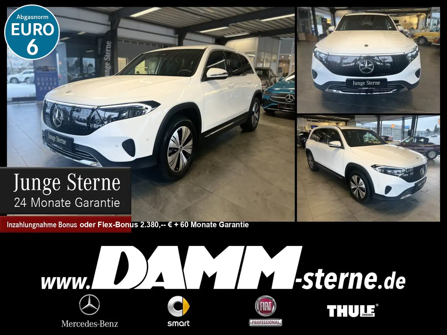 Mercedes-Benz EQB 300 EQB 300 4M Progressive Adv./ 7-Sitze /WDG/+ Flex Weiß - 1