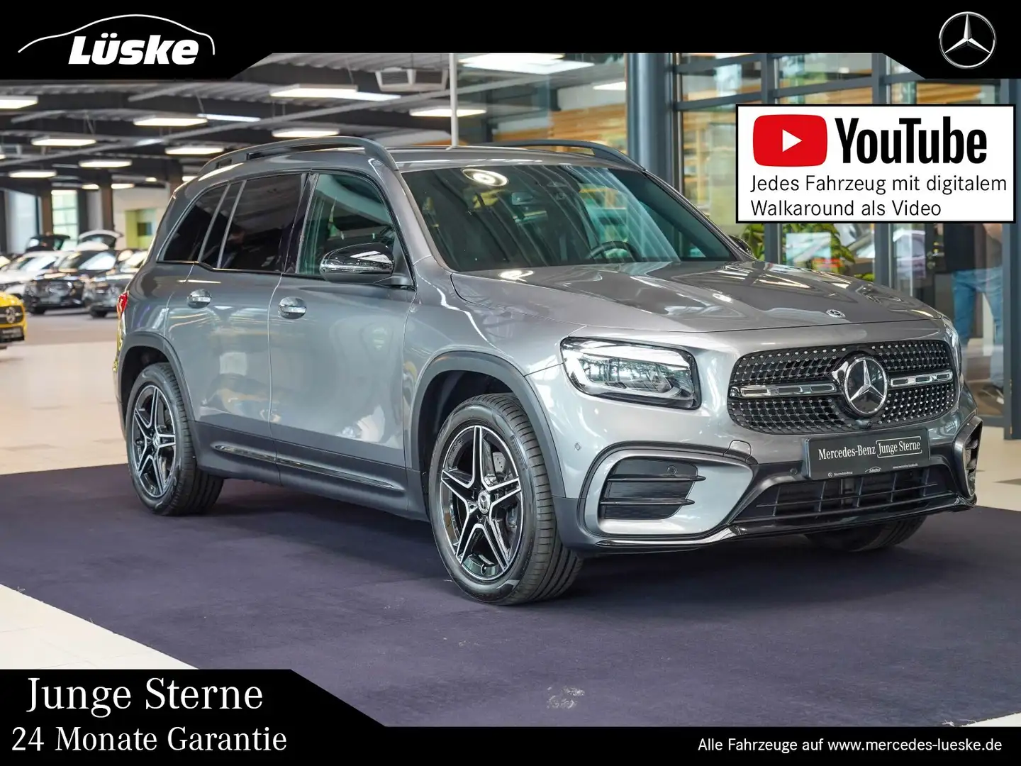 Mercedes-Benz GLB 200 GLB 200 d 4M AMG Line Night Fahrassistenz AHK Grau - 1