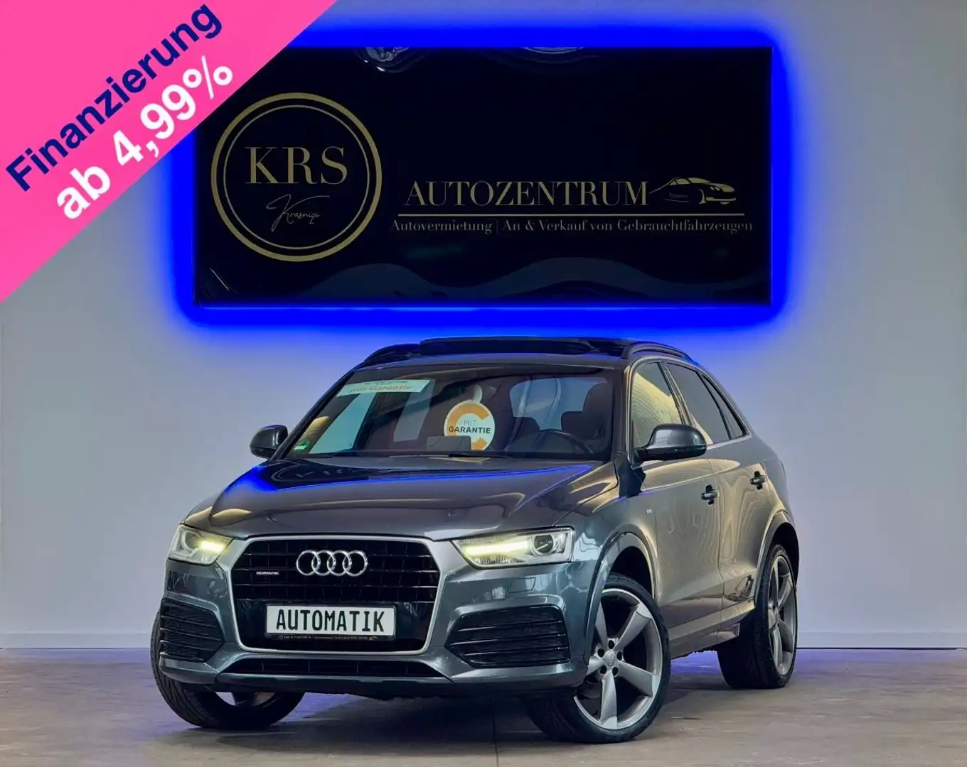 Audi Q3 sport quattro 184 PS*GARANTIE*3xS-LINE*PANO* Grau - 1