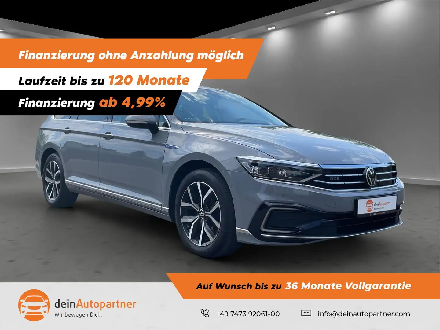 Volkswagen Passat Variant GTE 1.4 TSI IQ Navi ACC Rfk Grau - 1