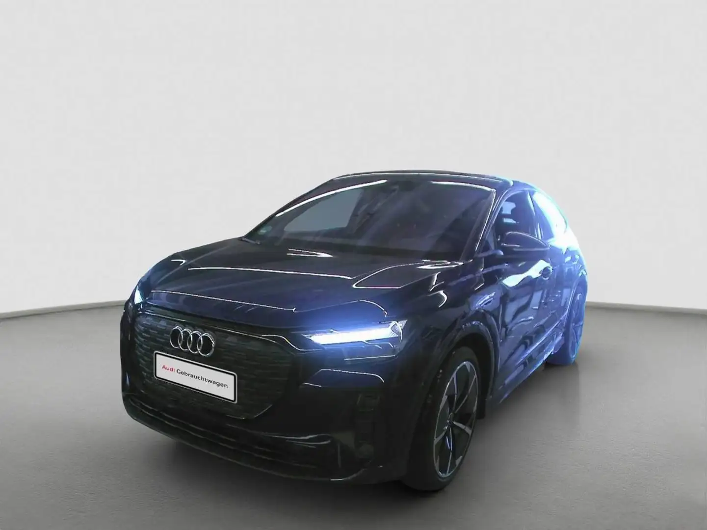 Audi Q4 e-tron Q4 Sportback e-tron 45 AHK LM21 Black Sonderleasin Blau - 2