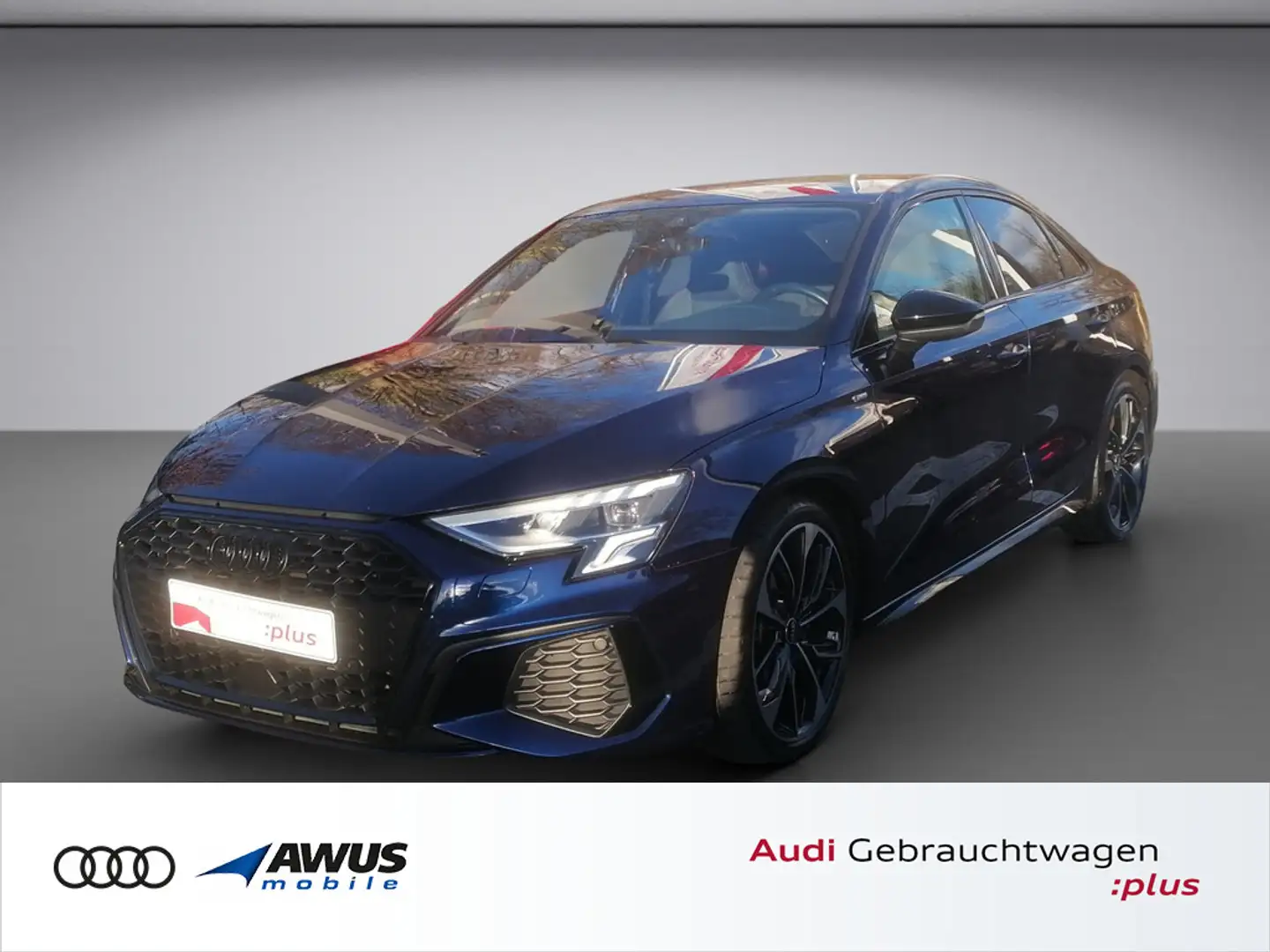 Audi A3 Limousine 35 TFSI S line SHZ, LED, Klima Blau - 1