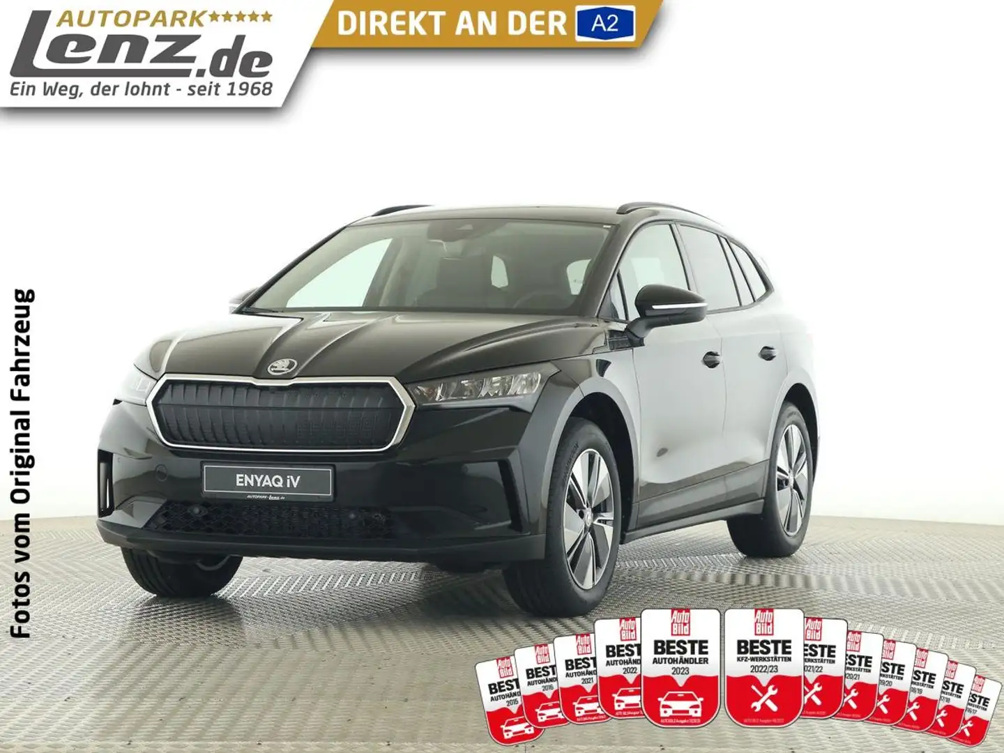 Skoda Enyaq 60   LED Navi Kamera AHK Smartlink ACC SHZ Schwarz - 1