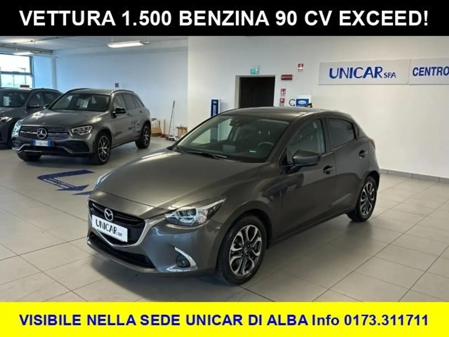 Mazda 2 1.500 BENZINA 90 CV EXCEED Grigio - 1