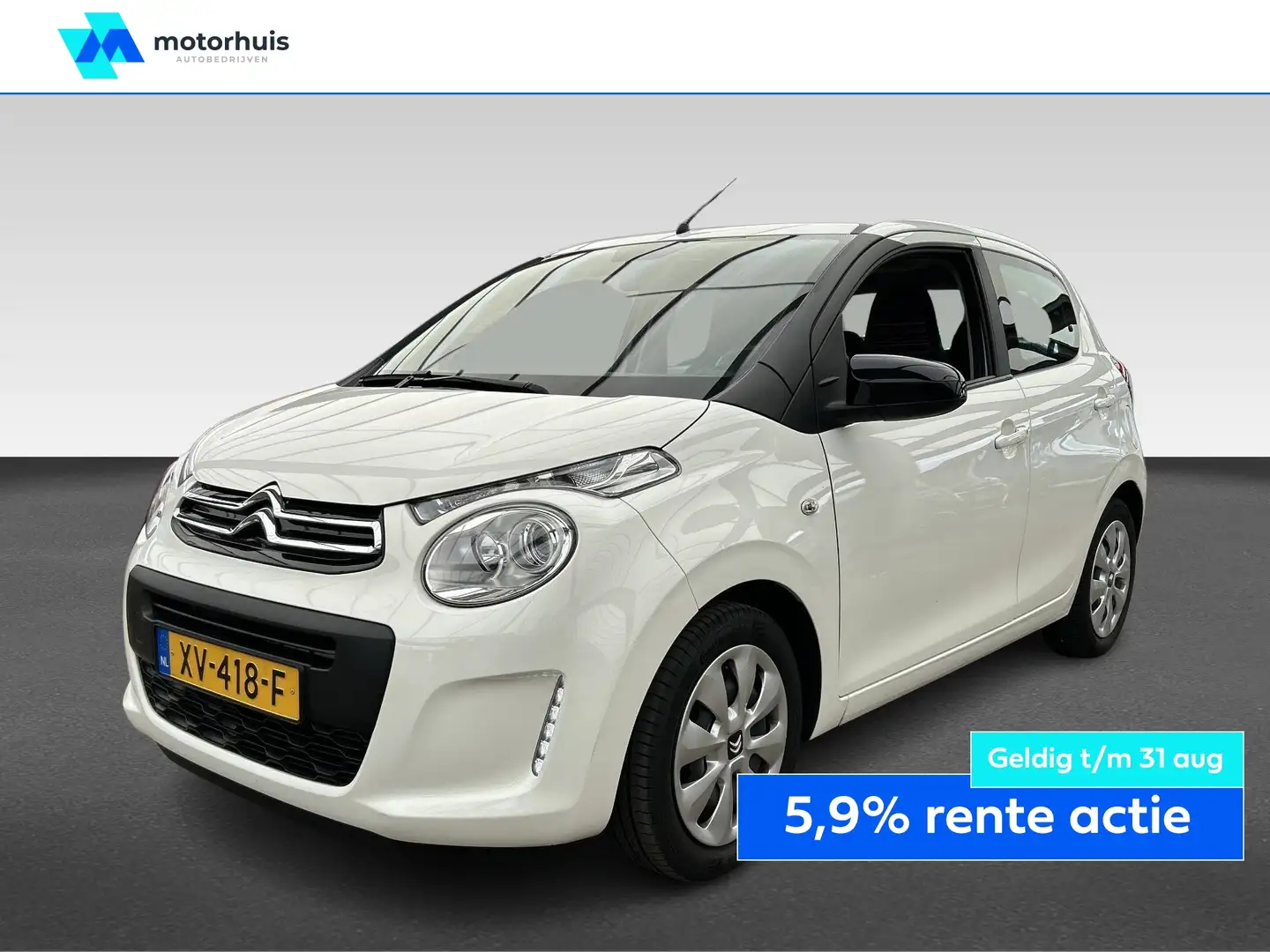 Citroen C1 1.0 VTi Airscape 72PK FEEL CABRIO Blanco - 1