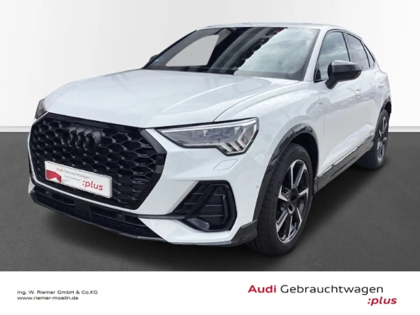 Audi Q3 35TFSI S line S tronic Navi StandHZG El. Heckklapp Blanc - 1