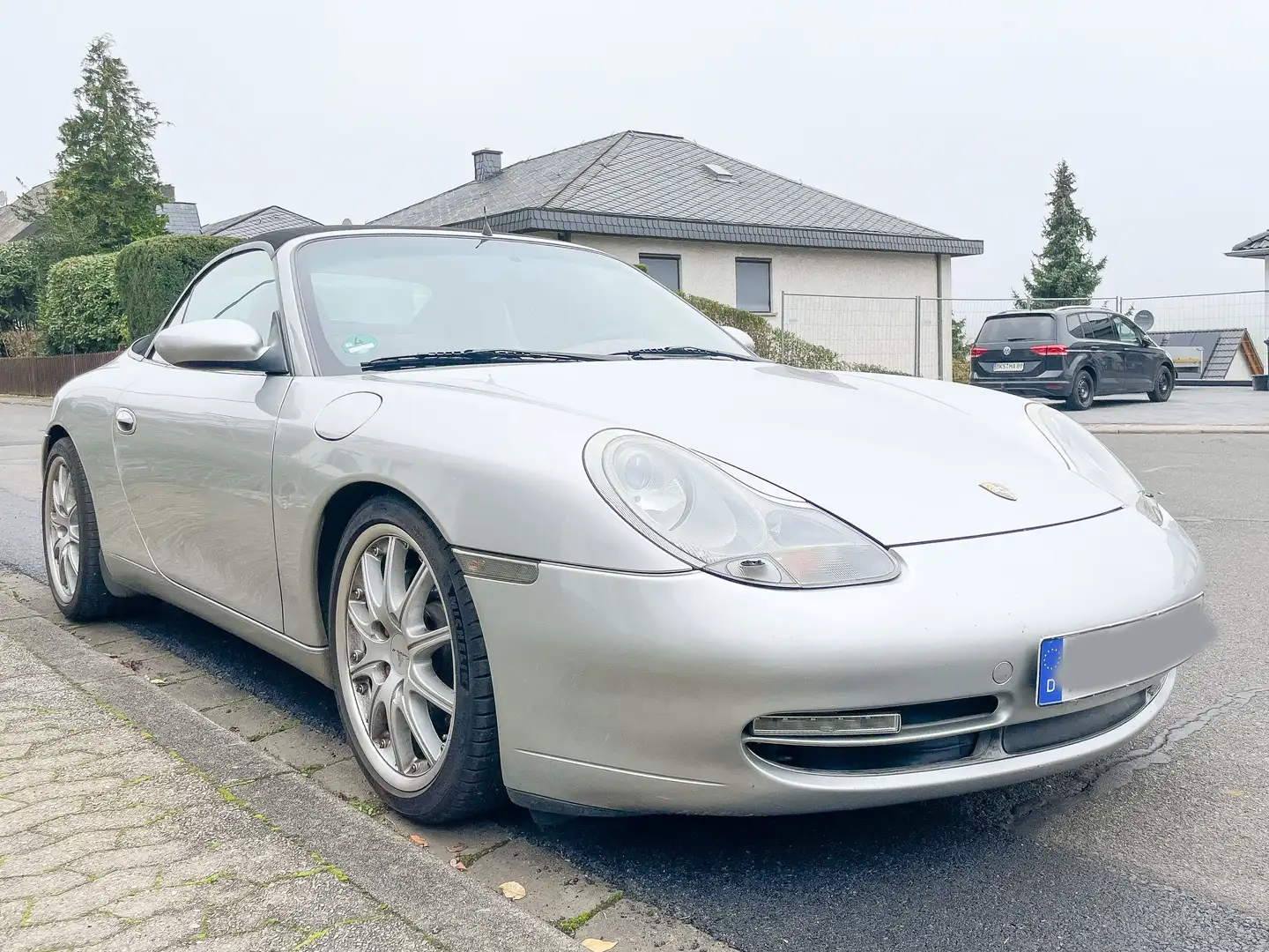 Porsche 996 911 Carrera 4 Cabrio +GT3 Felgen +WR +Hardtop Argento - 2