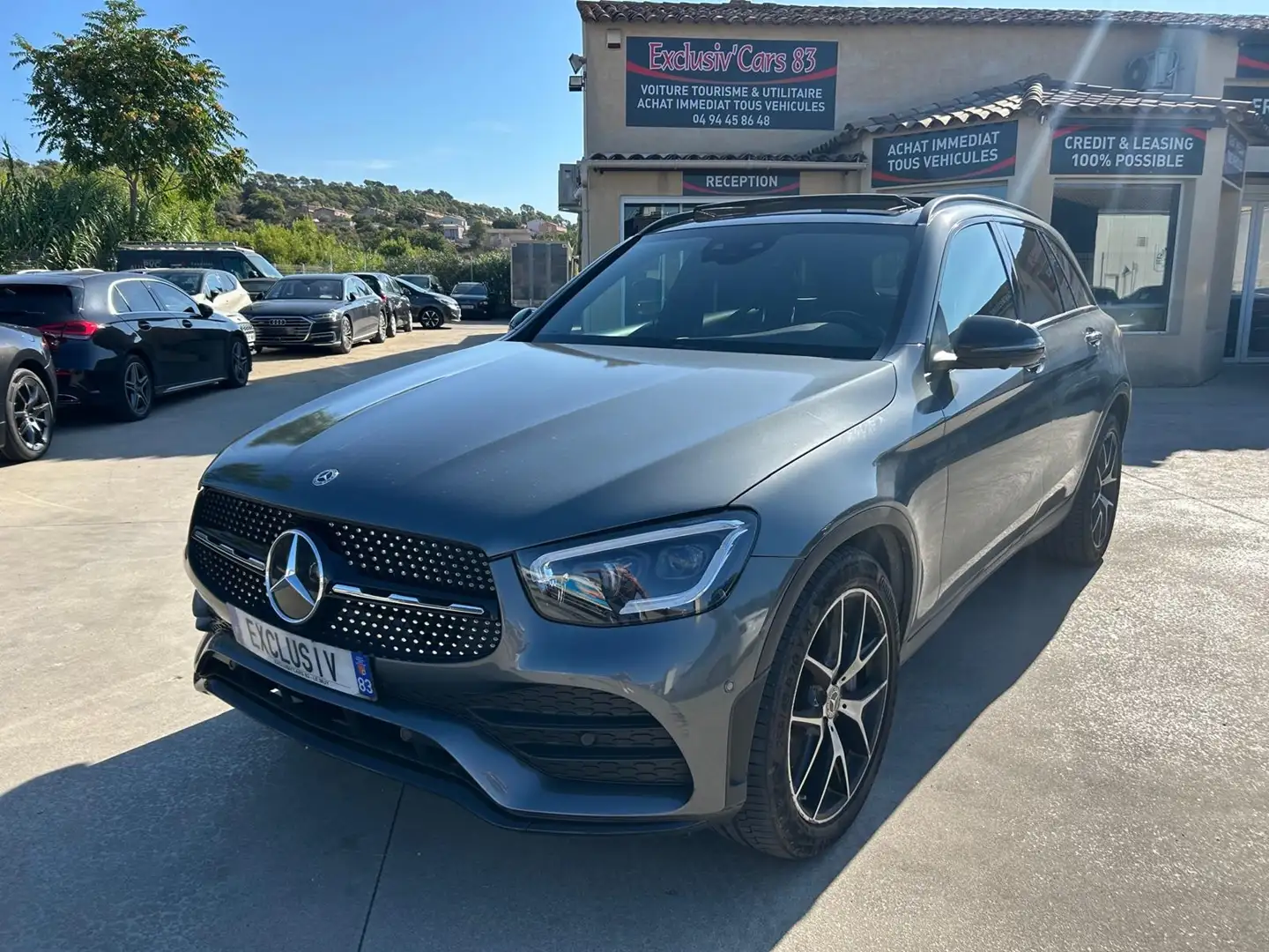 Mercedes-Benz GLC 300 300 258CH EQ BOOST AMG LINE 4MATIC 9G-TRONIC EURO6D-T-EVAP-ISC Grijs - 1