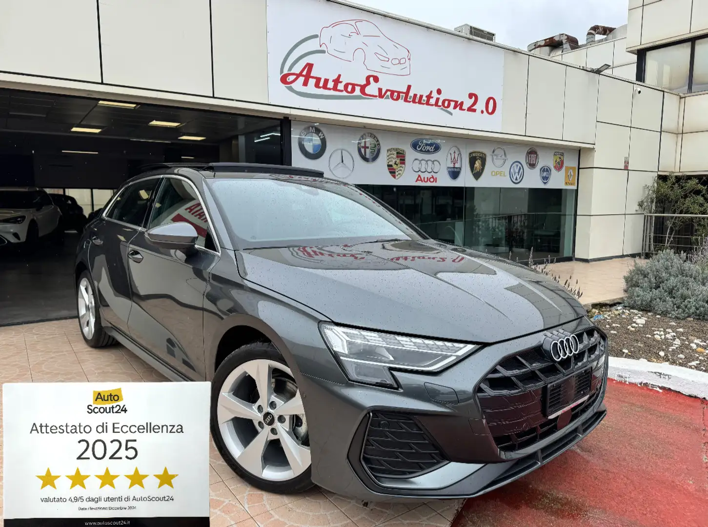 Audi A3 Sportback 35 2.0 tdi S line edition s-tronic Grau - 1