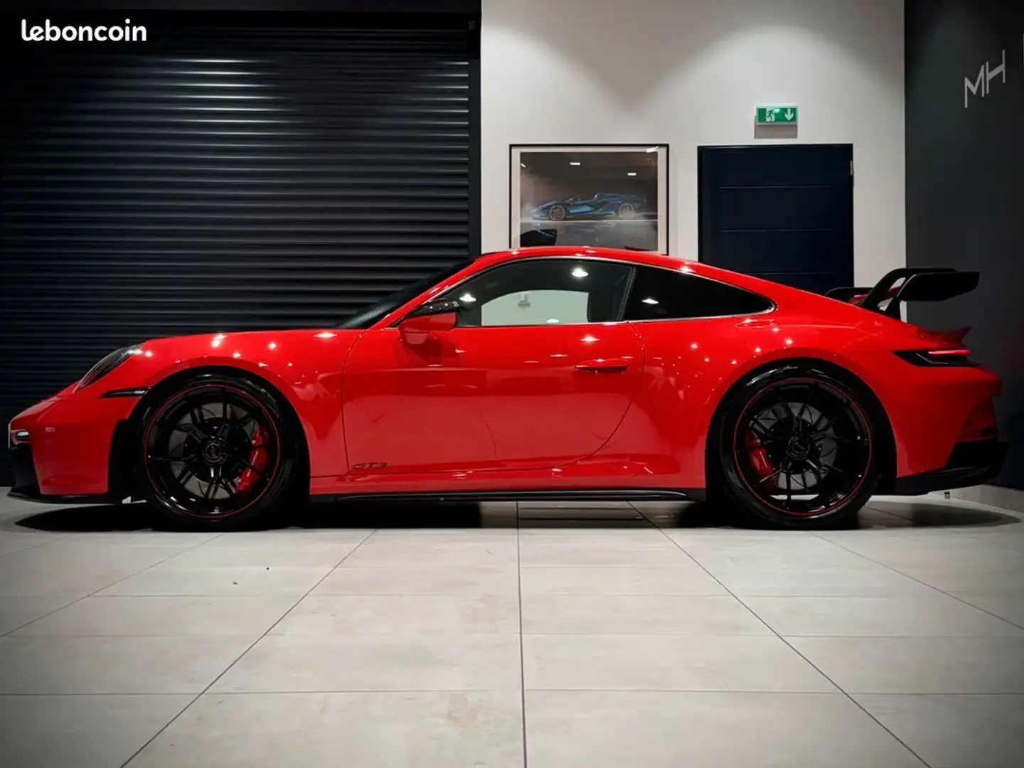 Porsche 992 TYPE 992 GT3 CLUBSPORT 4.0i 510 CH PDK PACK INT CARBONE+TOIT CARBONE+LIFT SYSTÈME+RESER 90I+RÉTROVISEUR CARBONE+PACK SPOR Rouge - 2