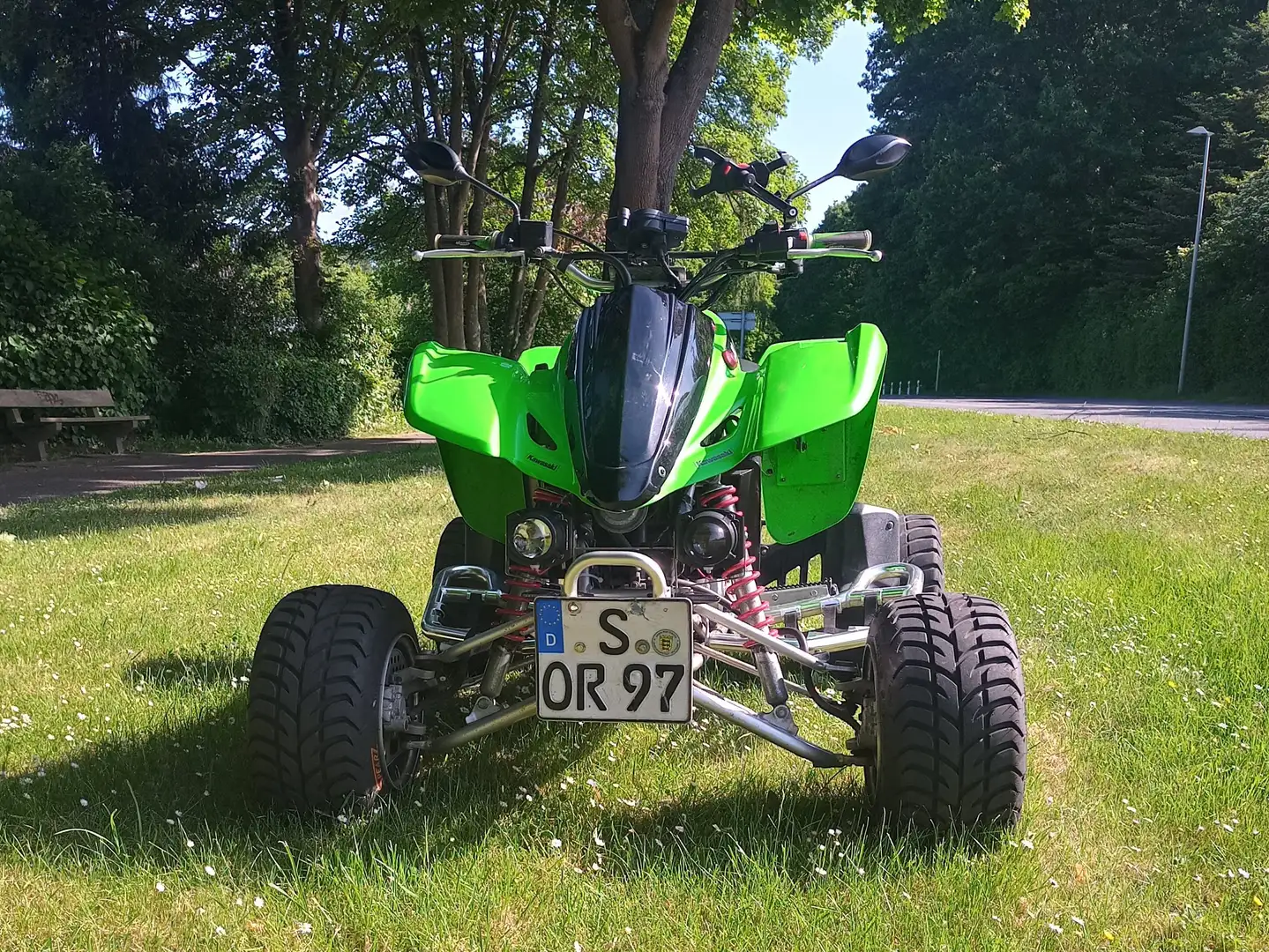 Kawasaki KFX 400 SUPERMOTO LOF-ZULASSUNG TOP ZUSTAND Grün - 1
