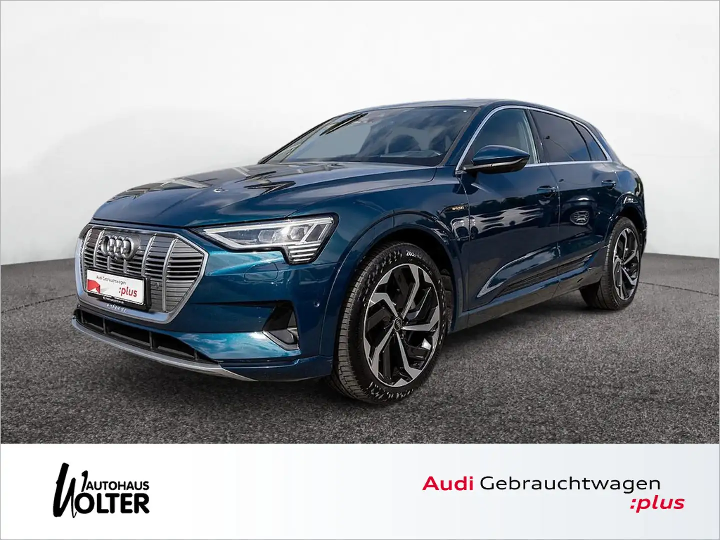 Audi e-tron 55 quattro advanced AHK Pano Matrix B& Blau - 1