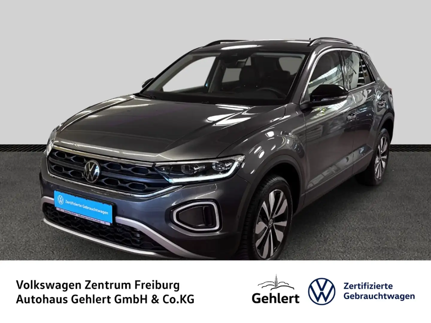 Volkswagen T-Roc Goal 1.5 TSI DSG AHK Navi LED ACC Rückfahrkamera Grau - 1