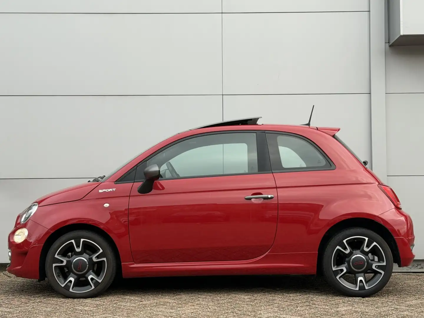 Fiat 500 1.0 Hybrid 70 PK Sport | Schuifdak | Carplay | Cli Rouge - 2